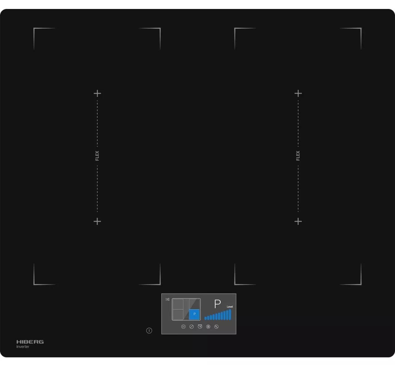 Индукционная варочная поверхность HIBERG i-MSD 6249 B RU (инверторная)