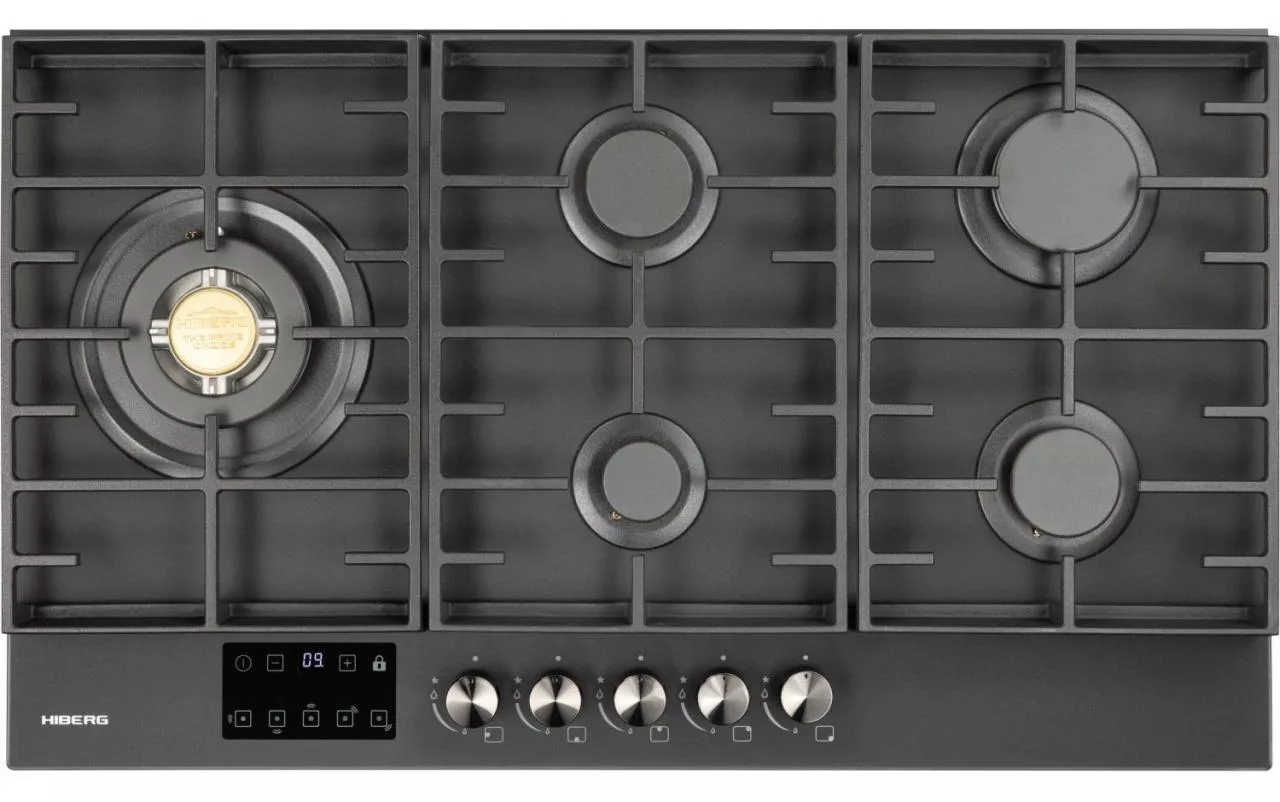 Газовая варочная поверхность HIBERG VM 9255 B RU