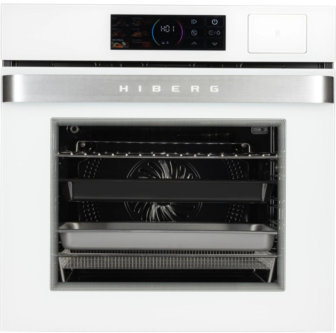 Встраиваемый электрический духовой шкаф HIBERG S-VM 6415 W SMART RU
