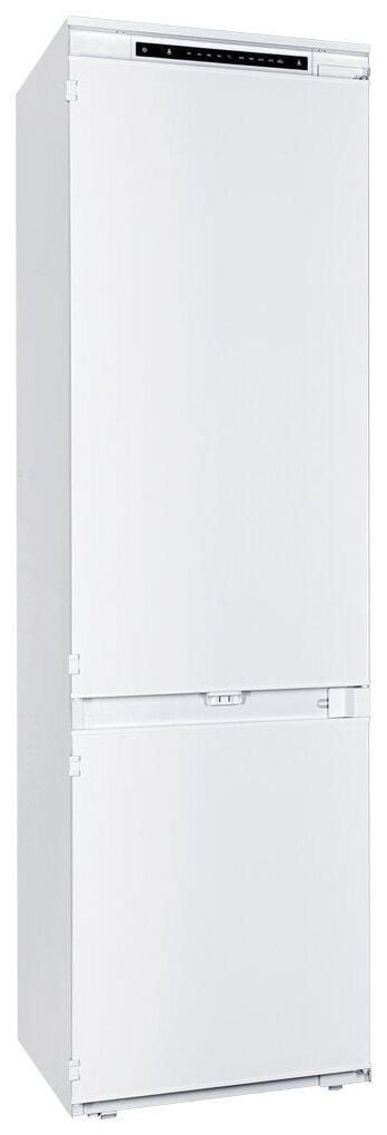 Встраиваемый холодильник HIBERG i-RFCB 455F NFW RU, белый