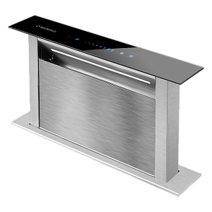 Кухонная вытяжка встраиваемая в столешницу MAUNFELD Prestige 90 RU нержавеющая сталь